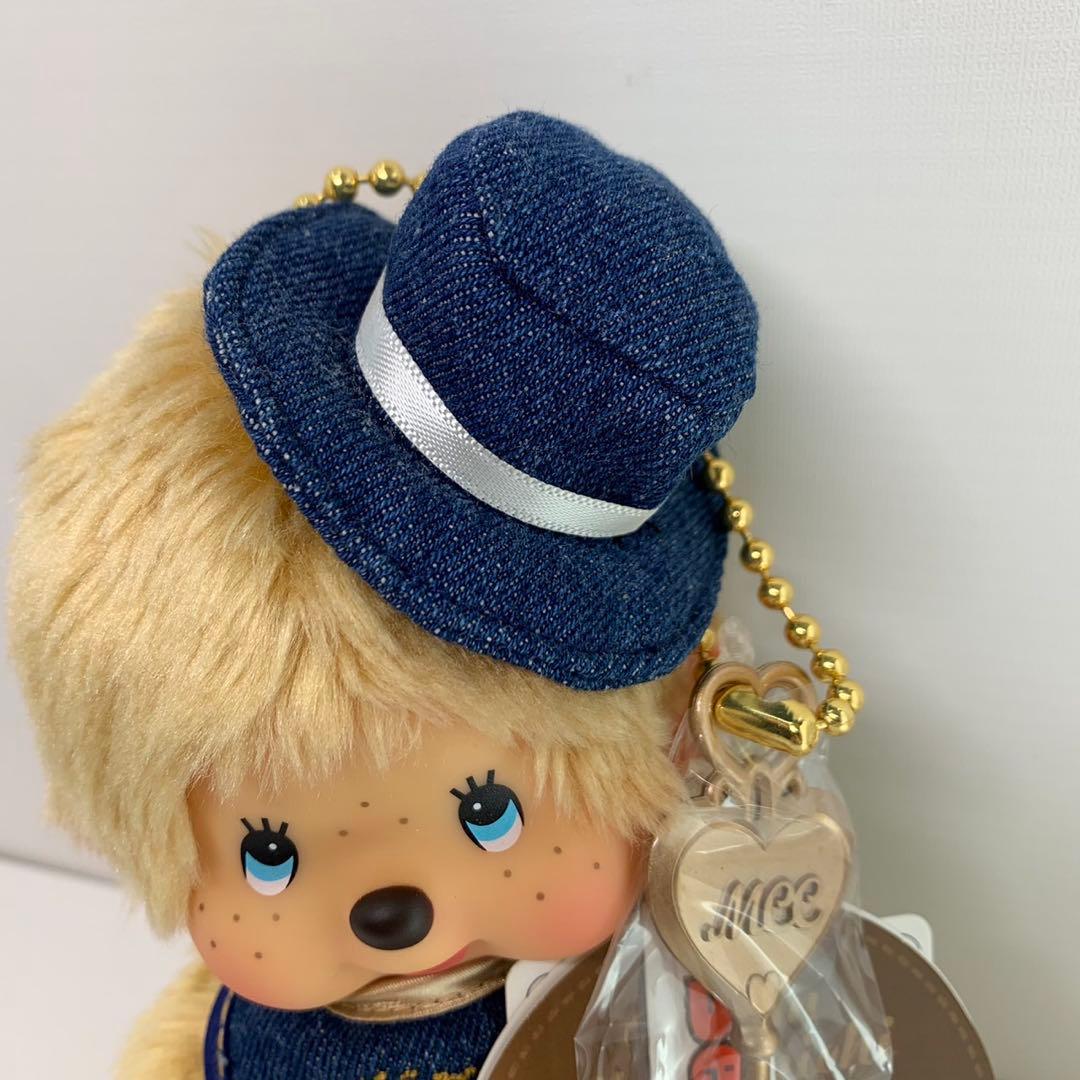 新品 40周年 デニム 男の子 モンチッチ monchhichi 499