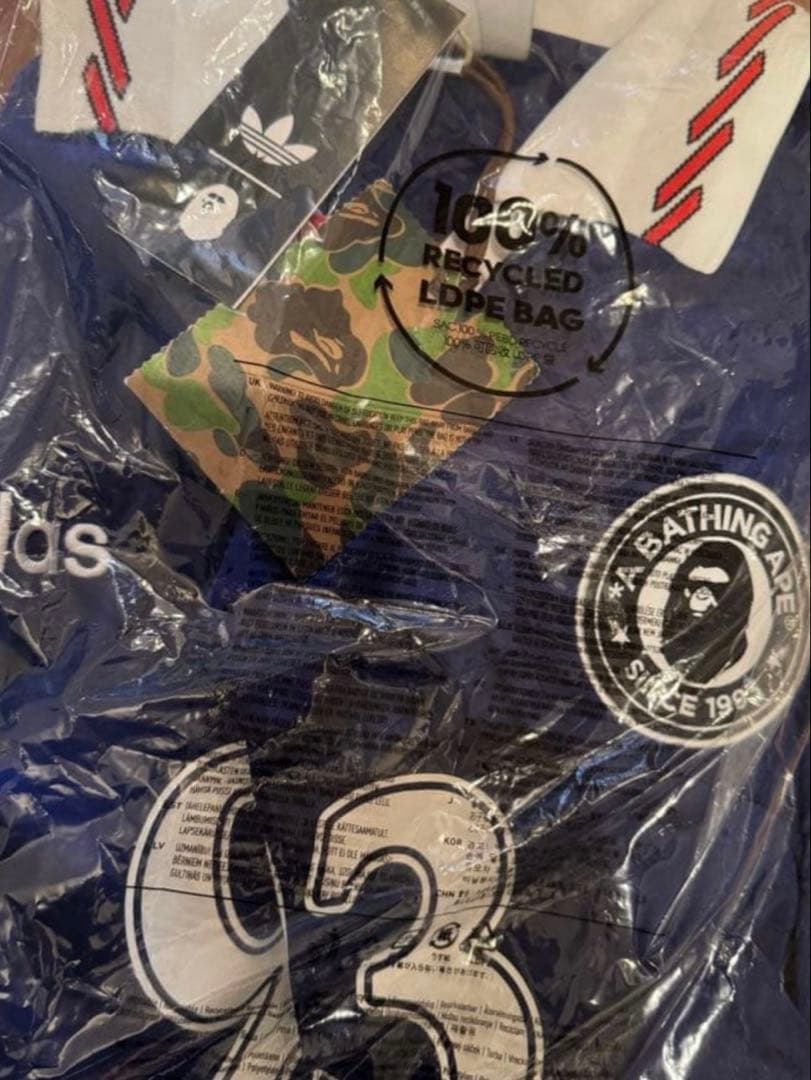 BAPE X ADIDAS FLAME JERSEY soccer 日本代表