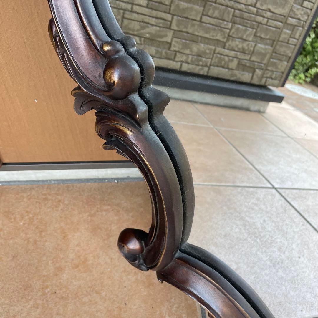 ヨーロピアンウォールミラー　壁掛けミラー アンティーク調 クラシック 壁掛け鏡