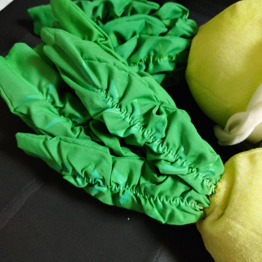 平成レトロ あおくび大根 特大 ぬいぐるみ 腹巻き ちび大根 マフラー キッズ