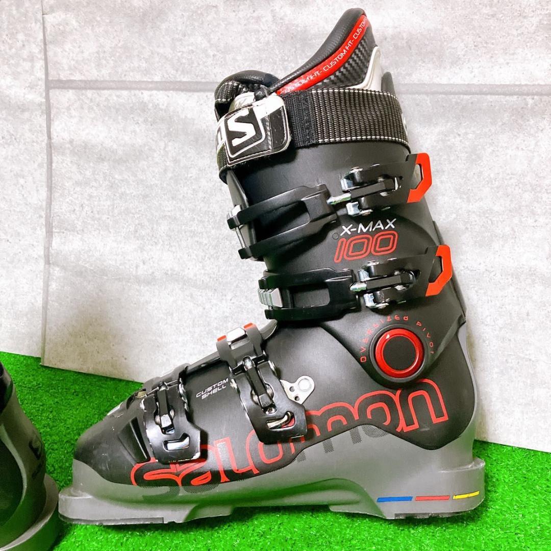 SALOMON X-MAX 100 ハード スキーブーツ 25/25.5cm