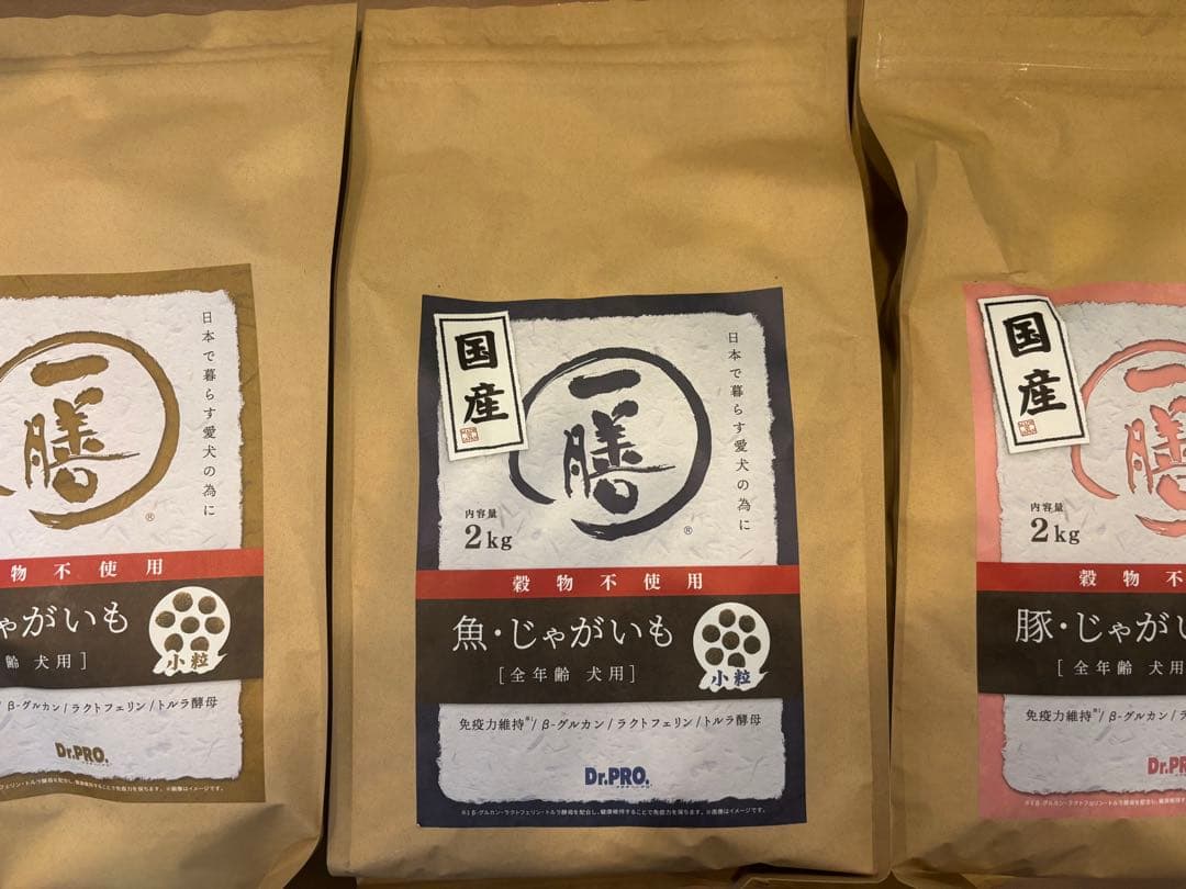 WEST　一膳 豚 魚ドライフード2種セット 2kg×2