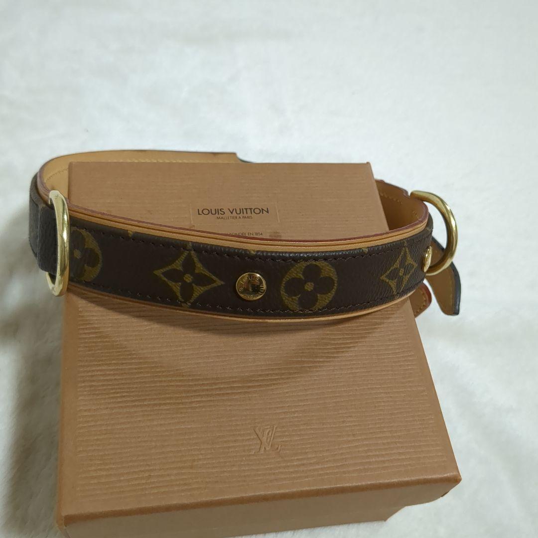 【未使用品】LOUIS VUITTON モノグラム　ドッグ　首輪