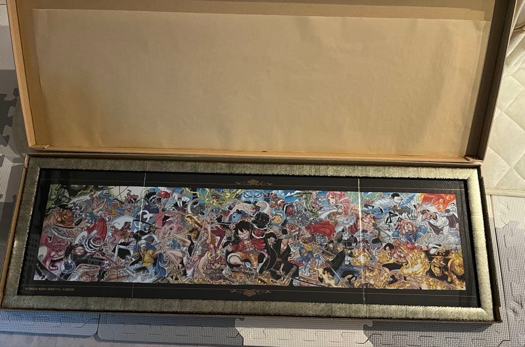 ワンピース　大海賊百景　一番くじ　ラストワン賞　特注額縁（フレーム）付