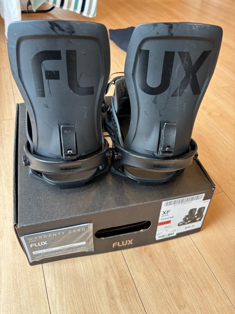 FLUX XF ブラック スノーボードビンディング