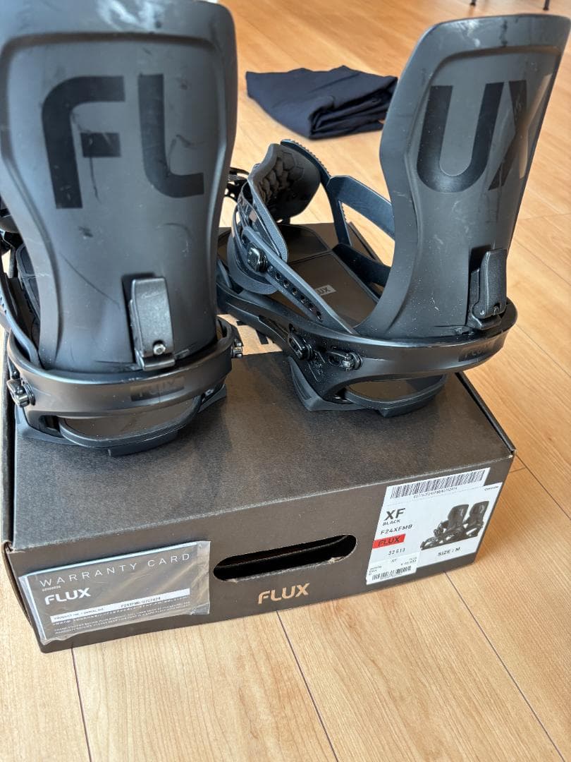 FLUX XF ブラック スノーボードビンディング