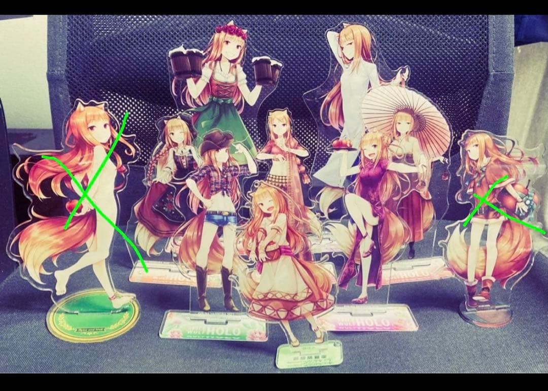 狼と香辛料　ホロアクリルスタンドセット　アクスタ　フィギュア　グッズ