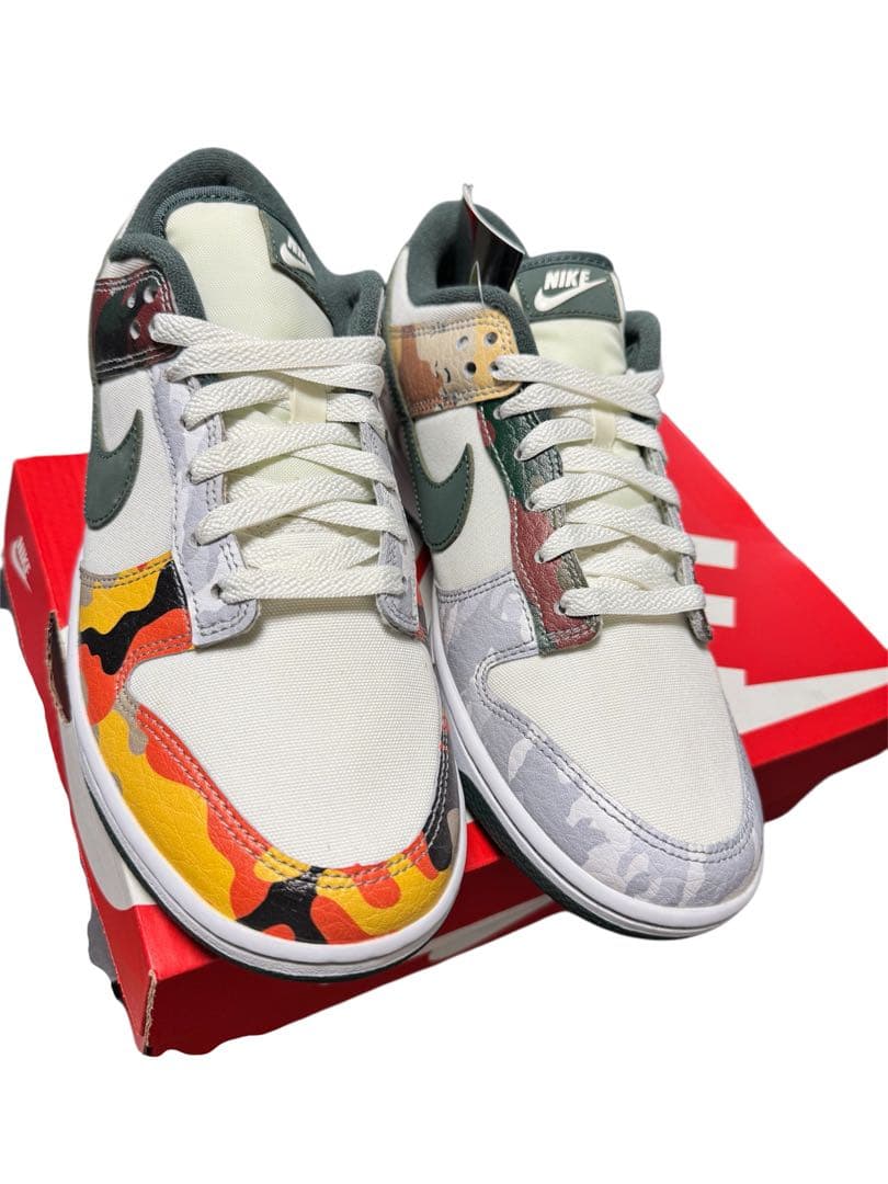 の*み様 SB DUNK Nike DH0957-100 カモフラージュスニーカ