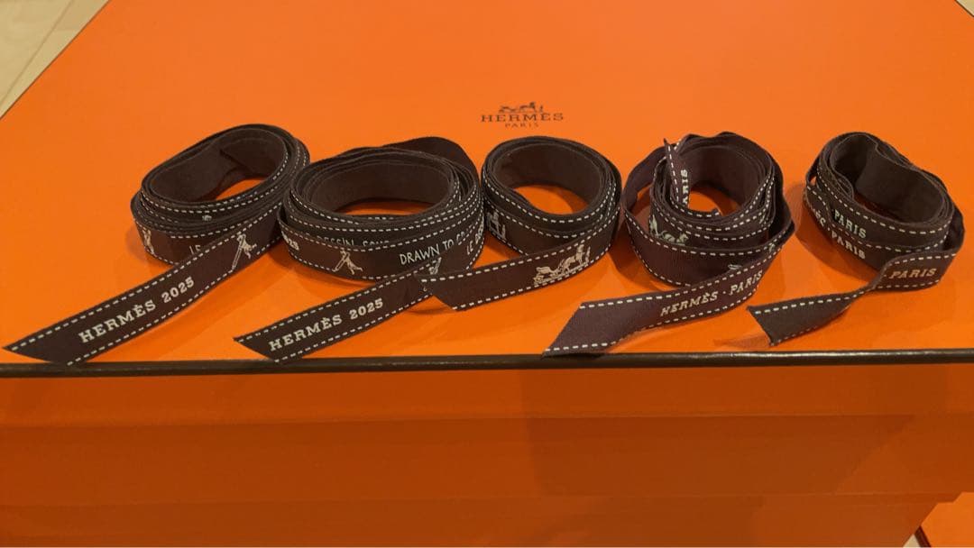 HERMES オレンジボックス　空箱　ショップ袋