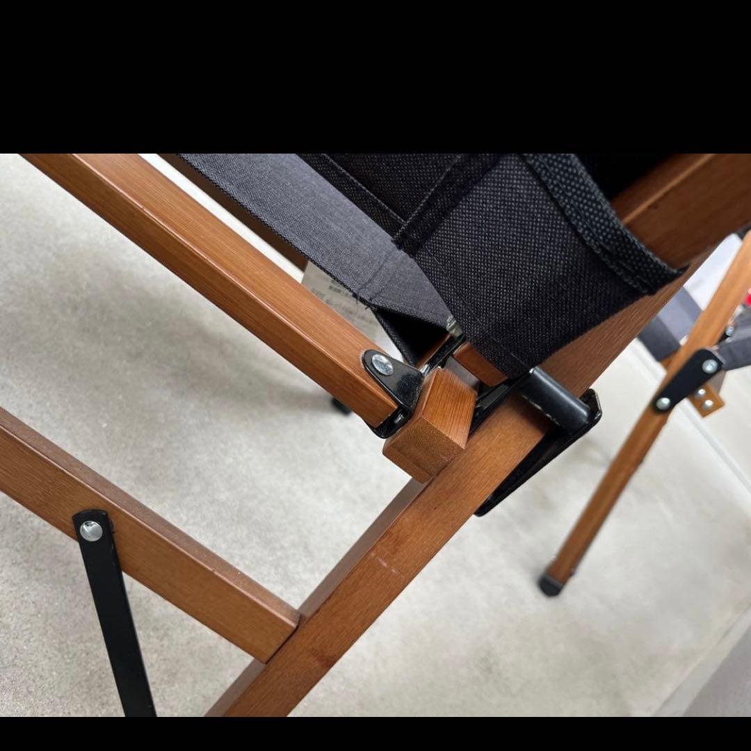 BUNDOK(バンドック) ロースタイル チェア ブラック　2個セット