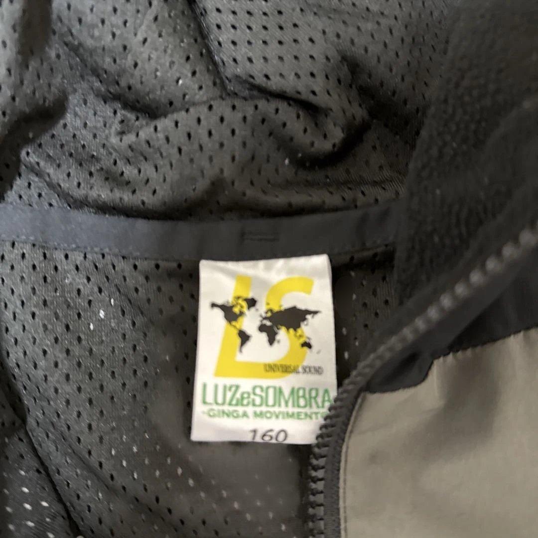 LUZ e SOMBRA タフタ　ウィンドブレーカー 160 ブラック　グレー