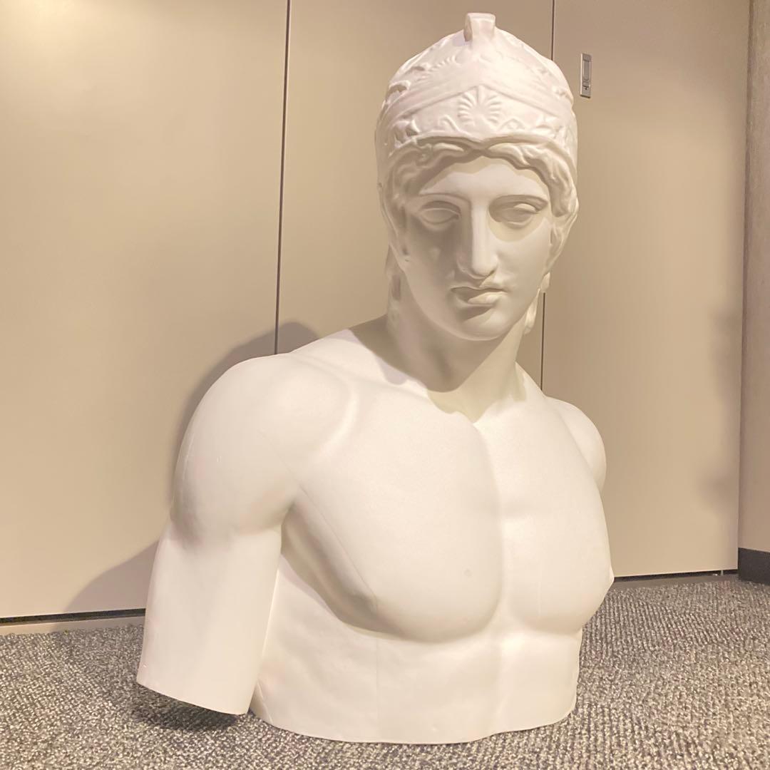 闘神　マルス胸像　石膏像