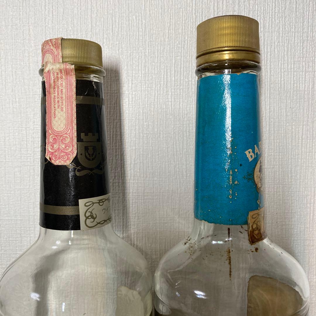 【空瓶】幻のバレッツ　20年（ブラックラベル）　バレッツ　21年（ブルーラベル）