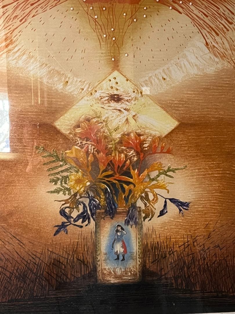 お値下げ★Suzanne pinotte★シルクスクリーン 額82x70㎝