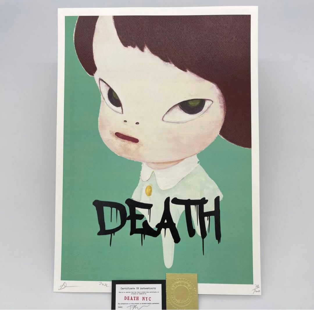 DEATH NYC 世界限定100枚 アートポスター 奈良美智／ロッタちゃん11
