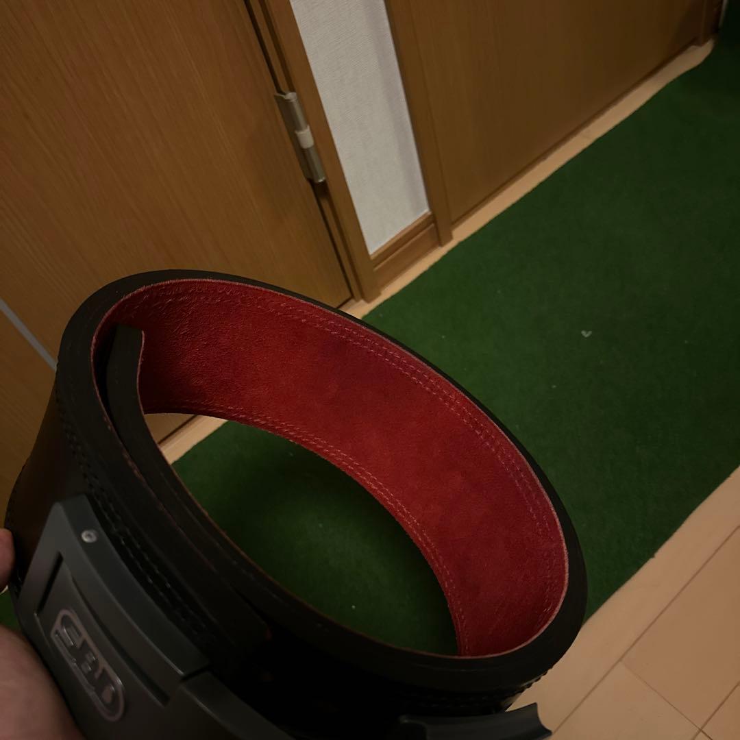 SBDトレーニング・パワーベルト 黒/赤