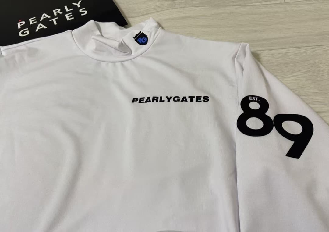 新品 正規品 パリーゲイツ89 裏毛起毛 厚手 極暖 白 サイズ4 M