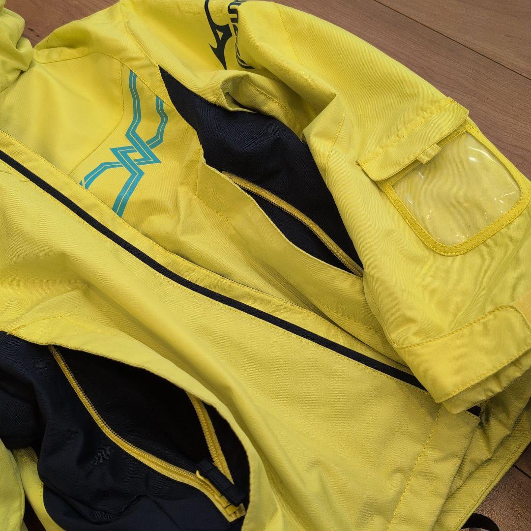 スキーウエア 140cm ミズノ ゴーグル 極暖上下2セット 帽子付き