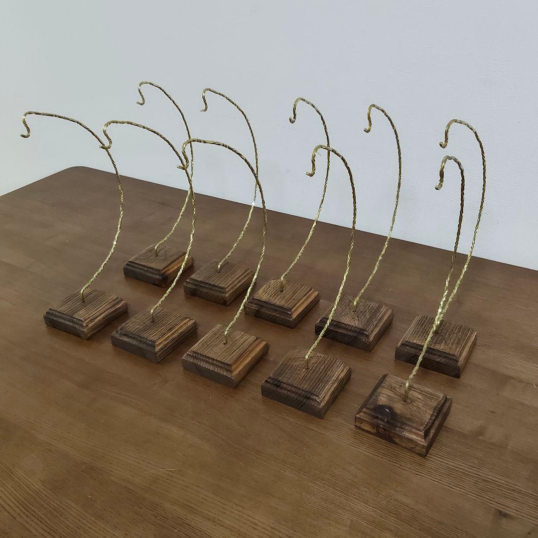 リスタ　真鍮　ツイスト　ランタンスタンド　10セット