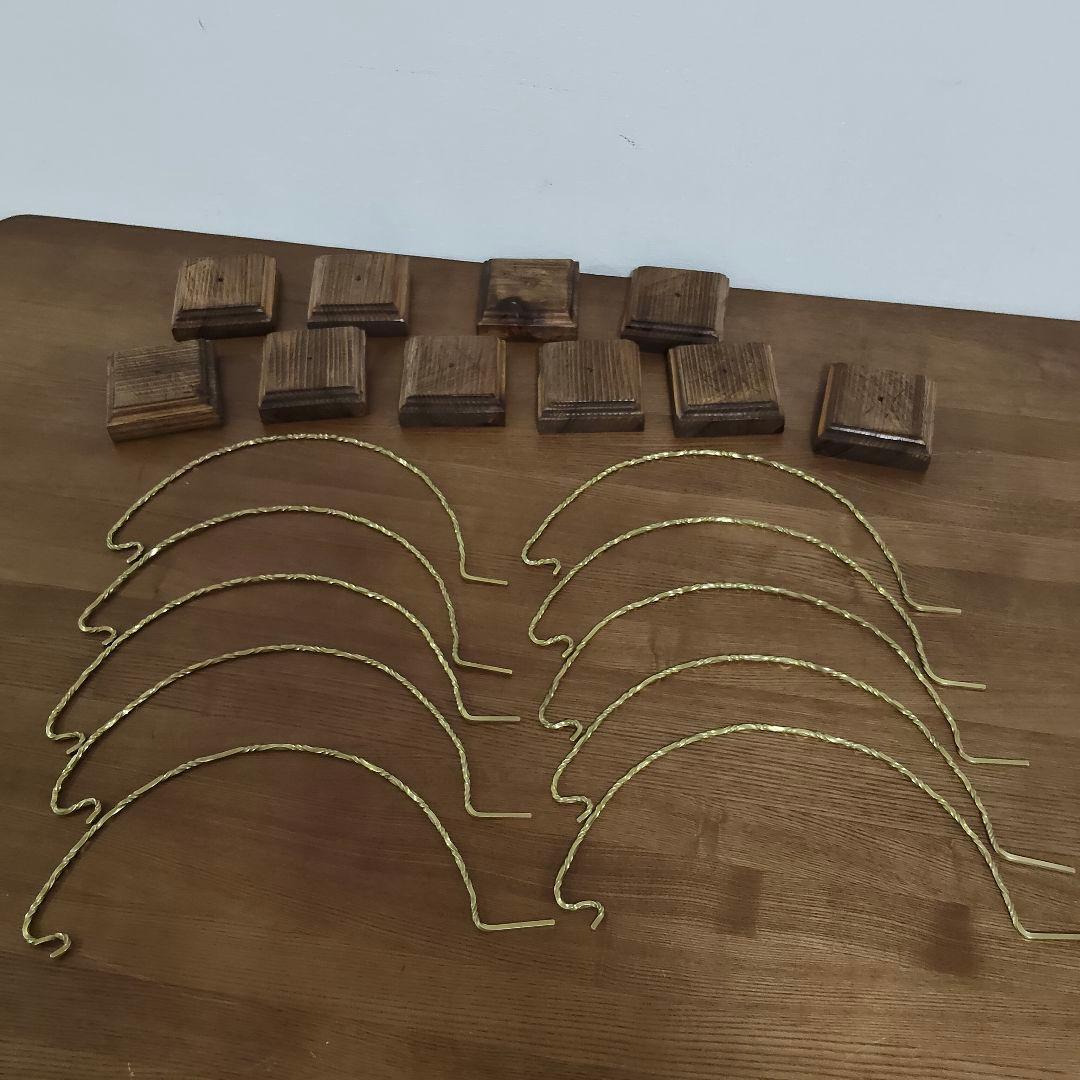 リスタ　真鍮　ツイスト　ランタンスタンド　10セット