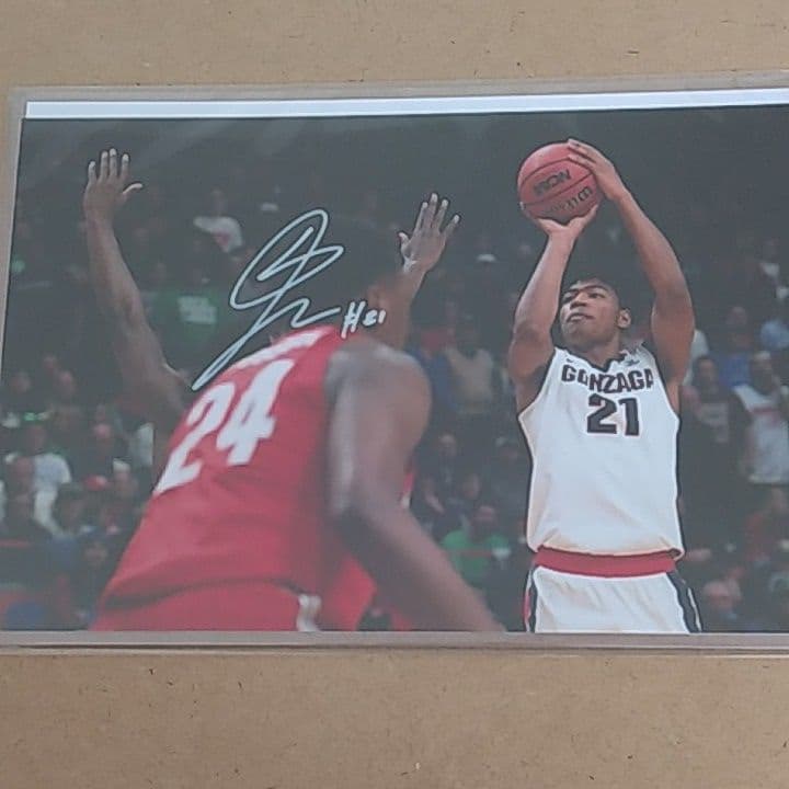 八村塁選手(ゴンザガ大)直筆サイン入りフォト証明書付き