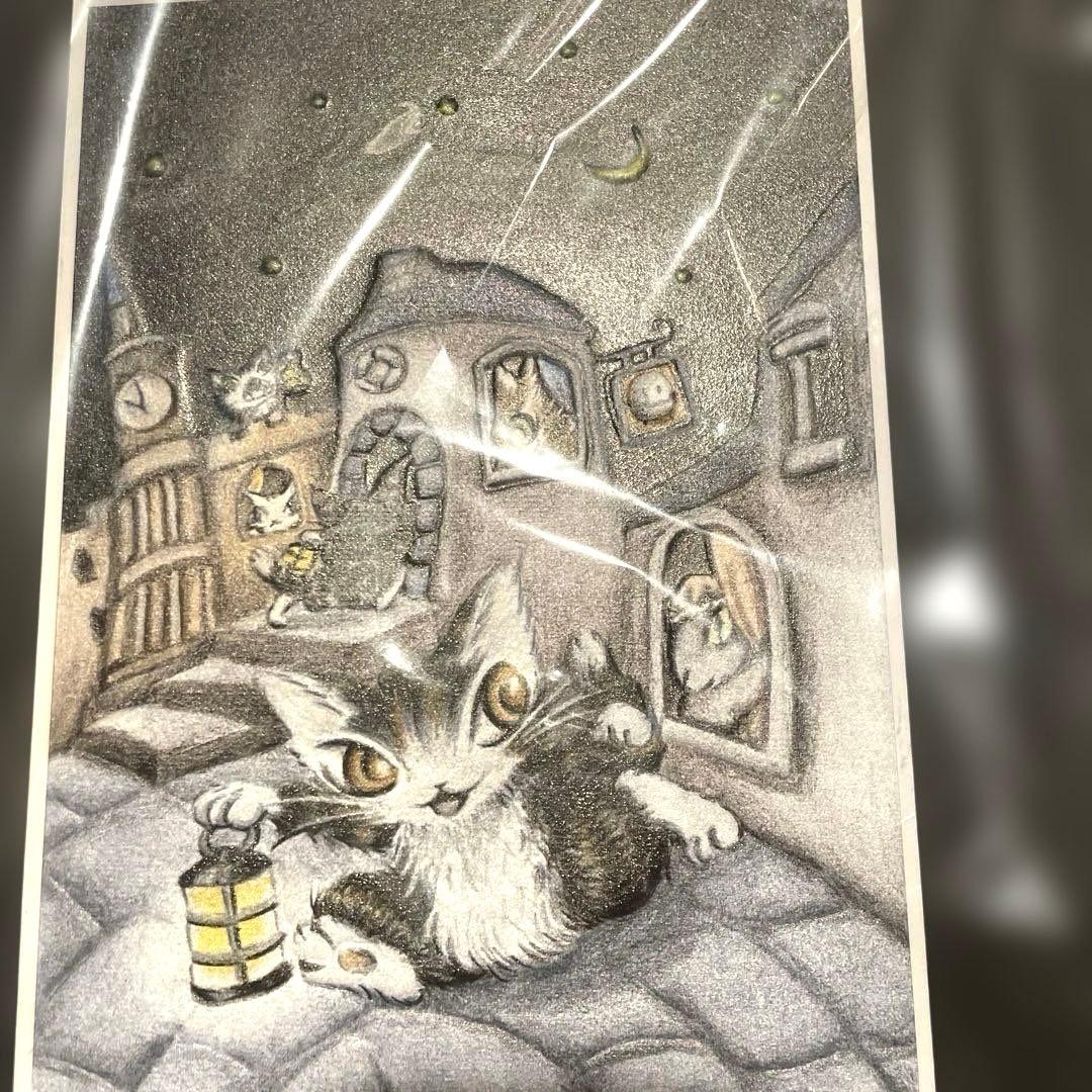 ✨新品・希少✨わちふぃーるど ダヤン 限定 カシオ コラボ レリーフアート 額縁