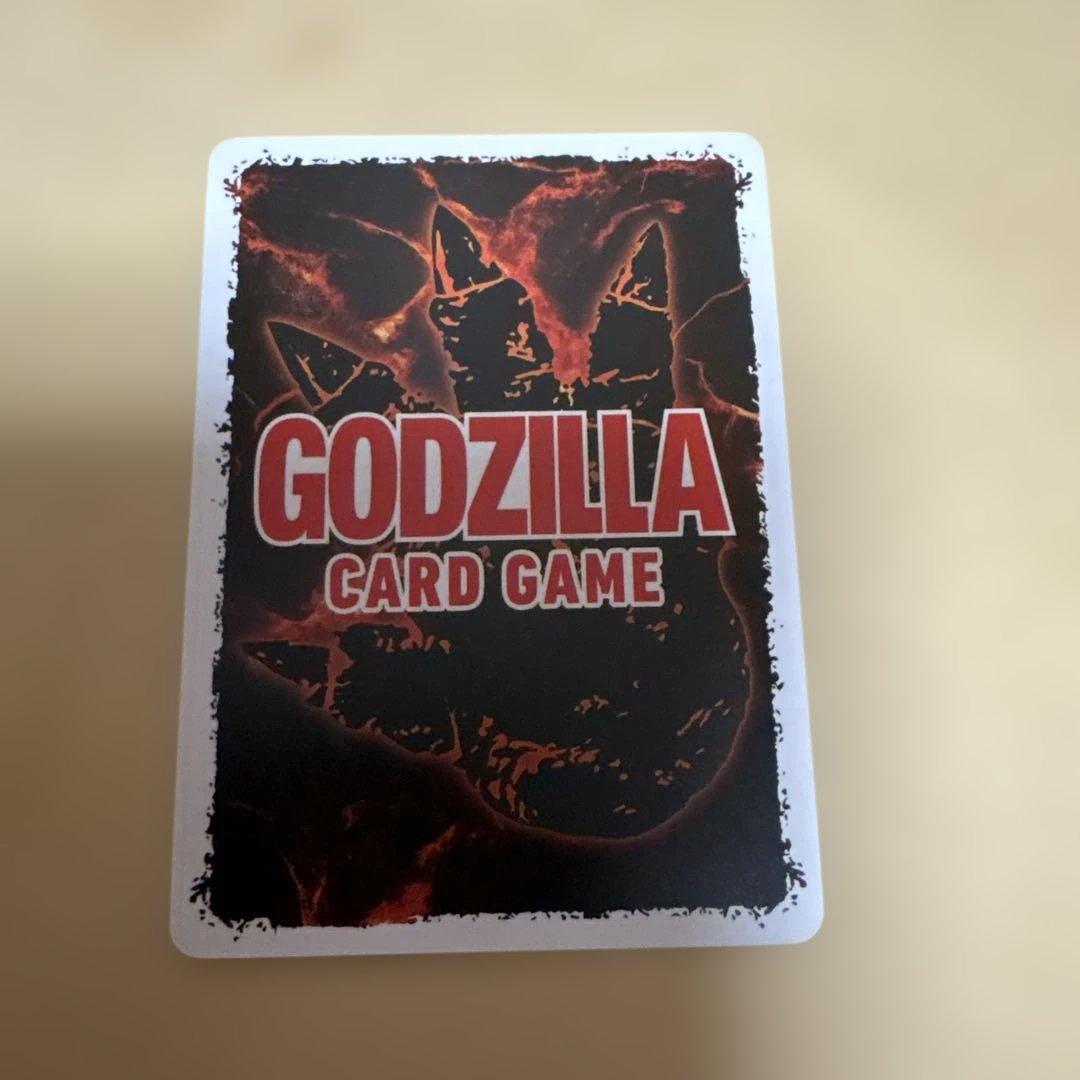 ゴジラカードゲーム 怒りカード ちびメカゴジラ 箔押しサイン入り