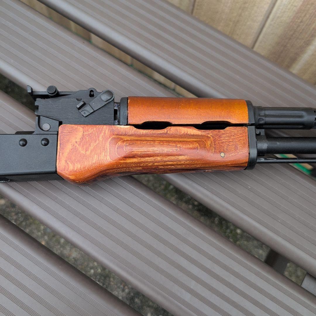 東京マルイ　ガスブロ　AKM 加工品　木製ハンドガード　セット