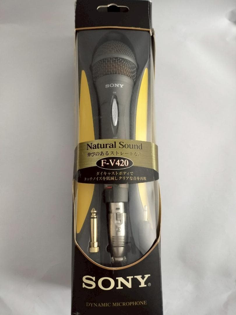 【美品】SONY F-V420 ダイナミックマイク【匿名配送】
