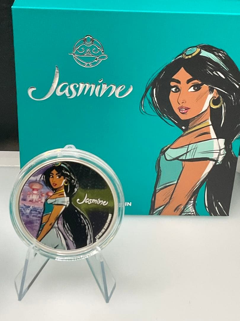 2024年ニウエ　ディズニープリンセス　ジャスミン姫　1オンスプルーフ銀貨