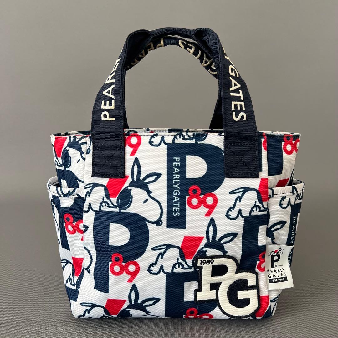 パーリーゲイツ　スヌーピー カートバッグ　ゴルフ　総柄　PEARLY GATES