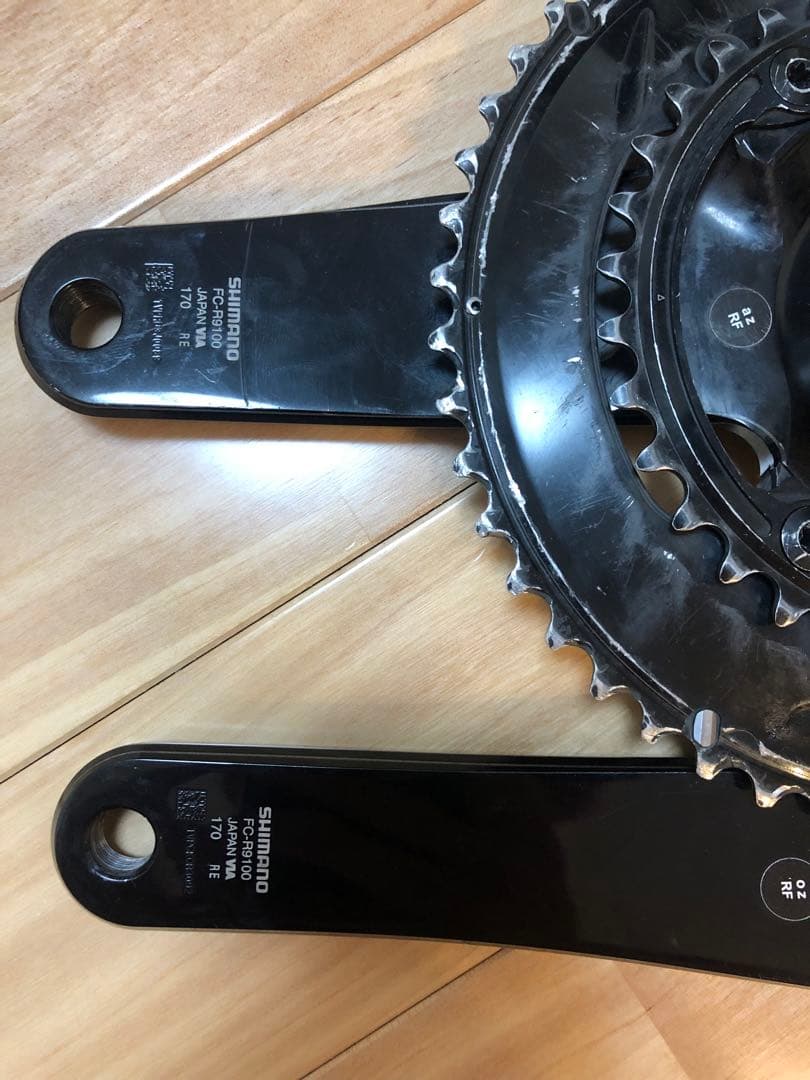 DURA-ACE 9100クランク　スプロケット&チェーン付き