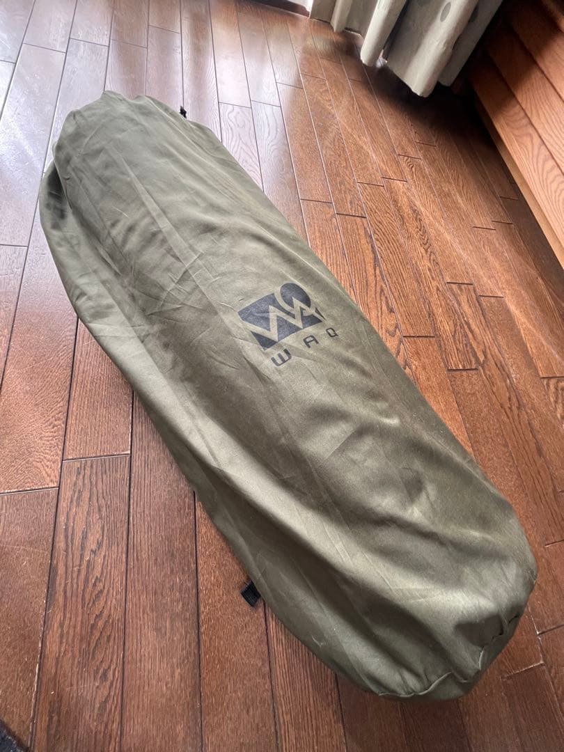 WAQ インフレータブルマット 8cm 2WAYコットセット