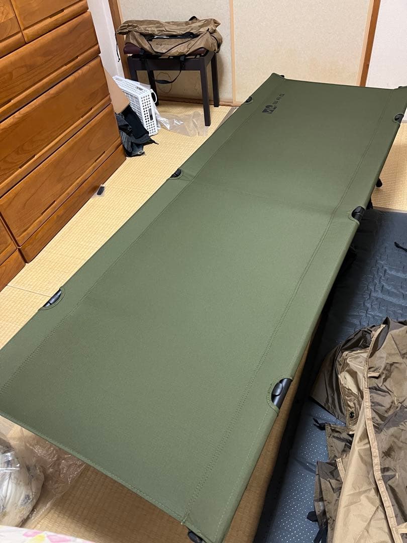 WAQ インフレータブルマット 8cm 2WAYコットセット