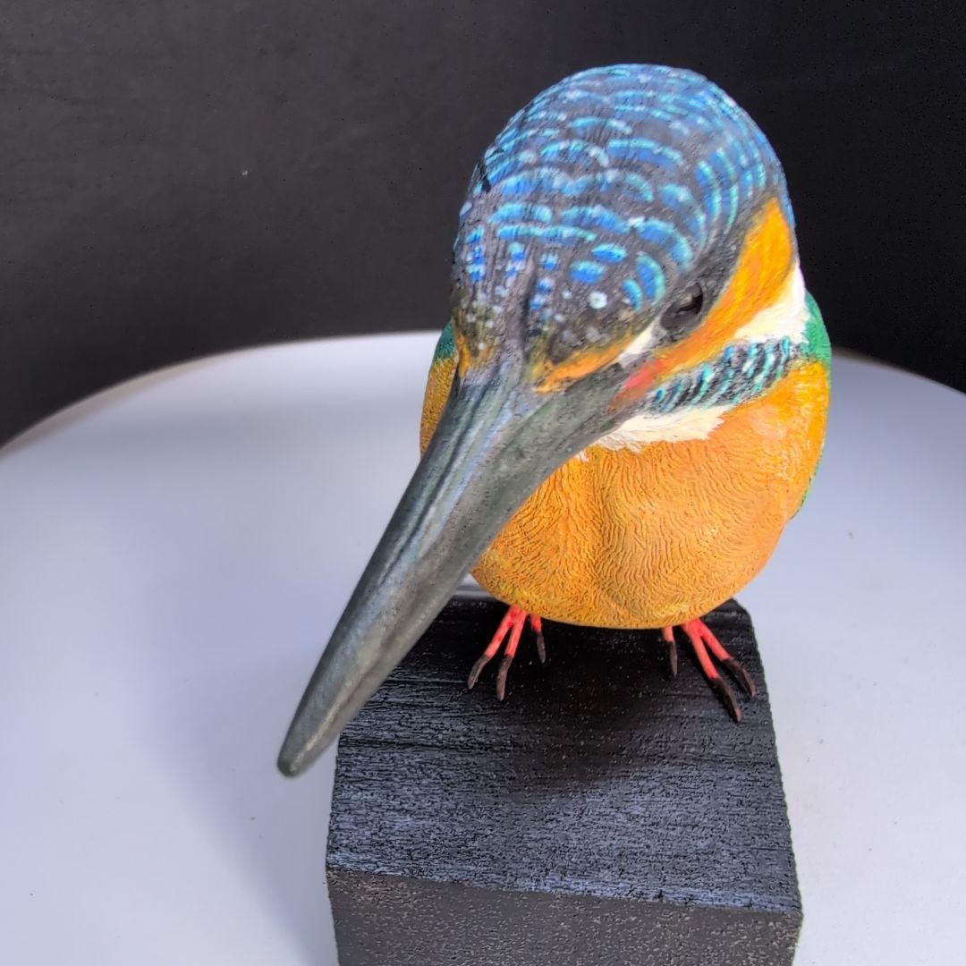 コーヒーヤロウさま専用　カワセミ バードカービング　　野鳥彫刻　木彫りの野鳥
