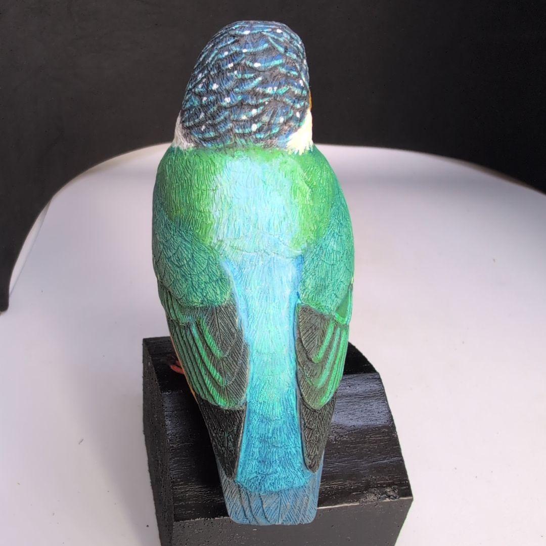 コーヒーヤロウさま専用　カワセミ バードカービング　　野鳥彫刻　木彫りの野鳥