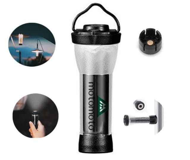 MotoMoto　LEDランタン 多機能ミニランタン 3つ点灯モード 3本入