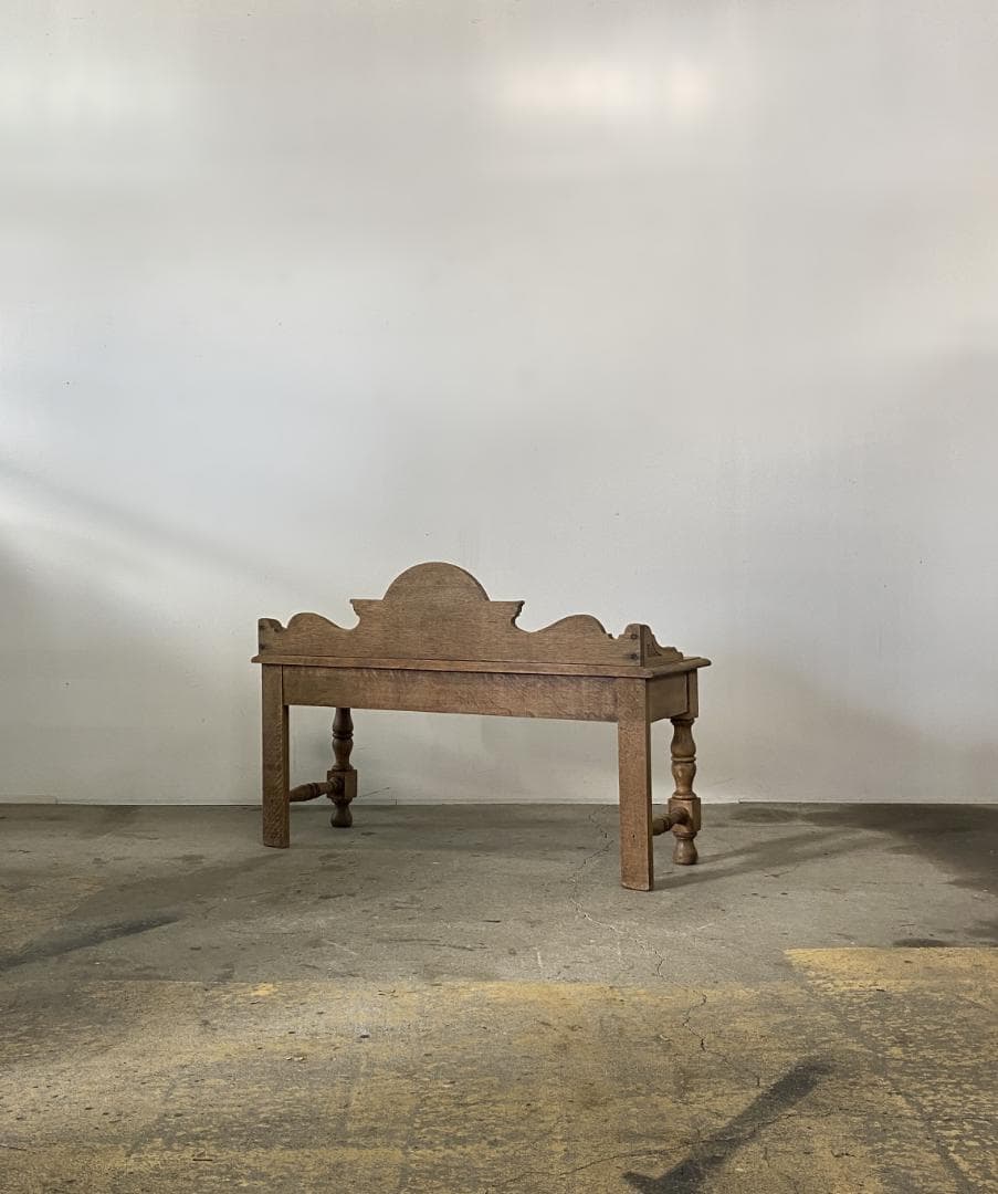 フランス アンティーク Carved Oak Hall Table テーブル