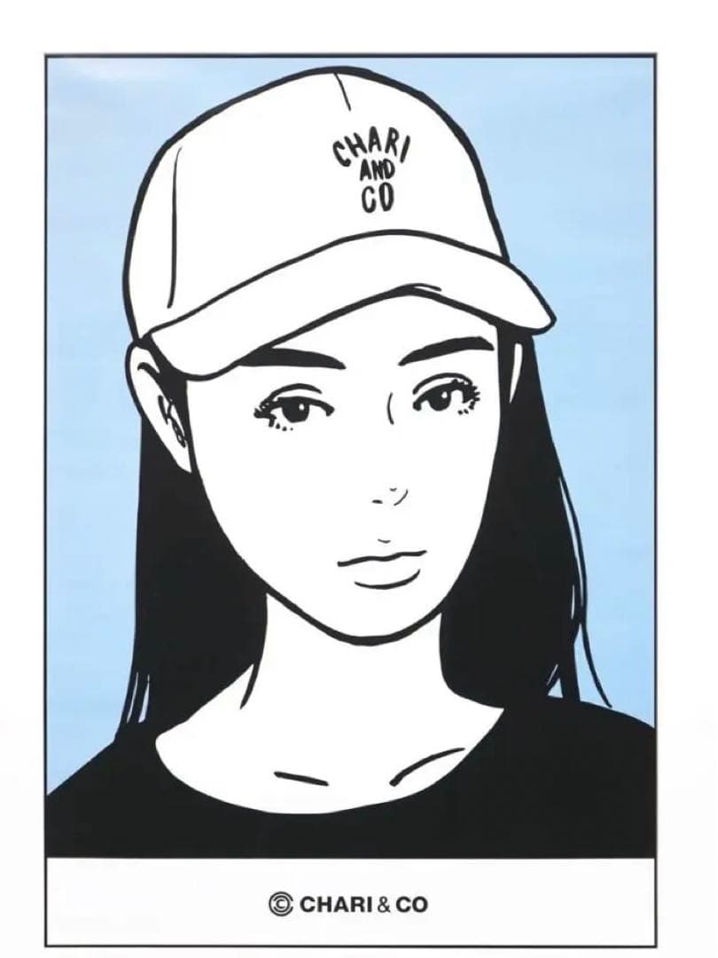 KYNE CHARI&CO Untitled (背景青)