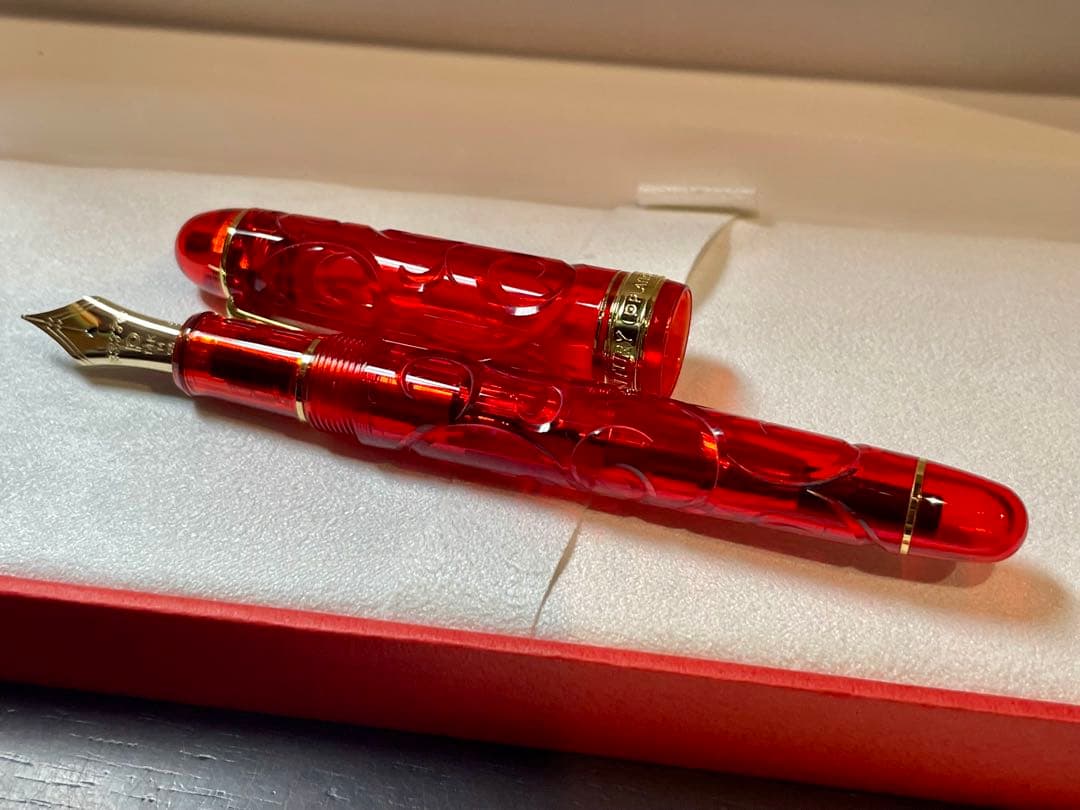 プラチナ　万年筆　#3776 センチュリー　富士旬景シリーズ　第5弾　錦秋　中字