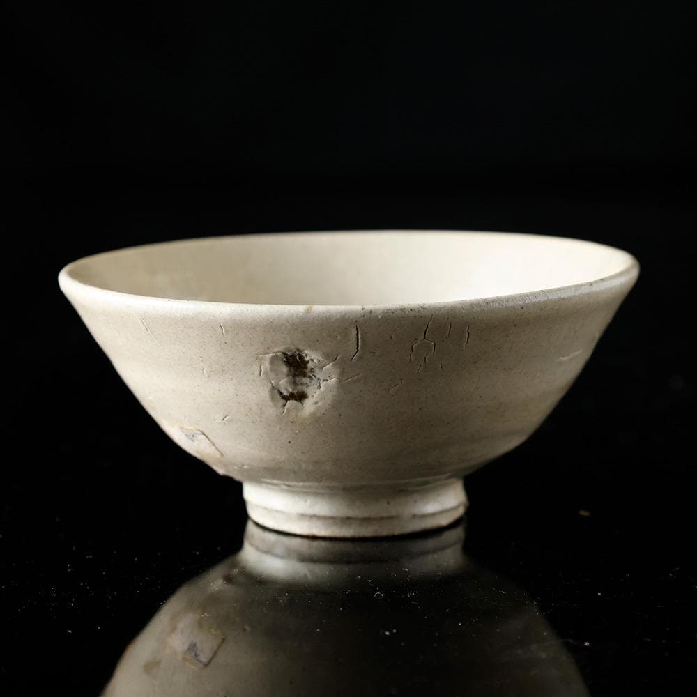 お得！時代物 「 高麗粉引平茶碗 」と「 未使用美品 茶道具 短冊 」朱塗 棗