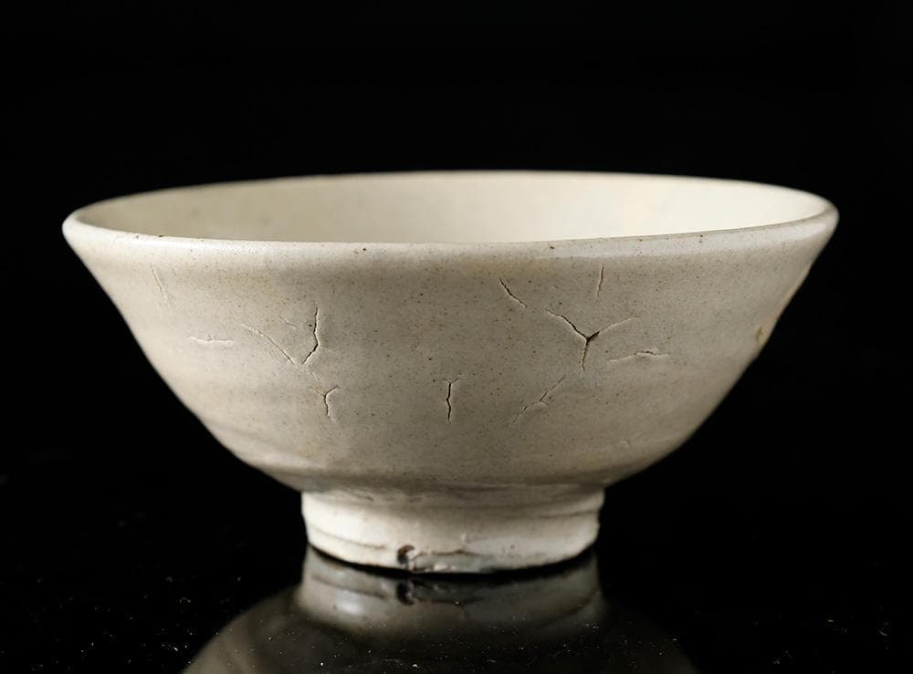 お得！時代物 「 高麗粉引平茶碗 」と「 未使用美品 茶道具 短冊 」朱塗 棗