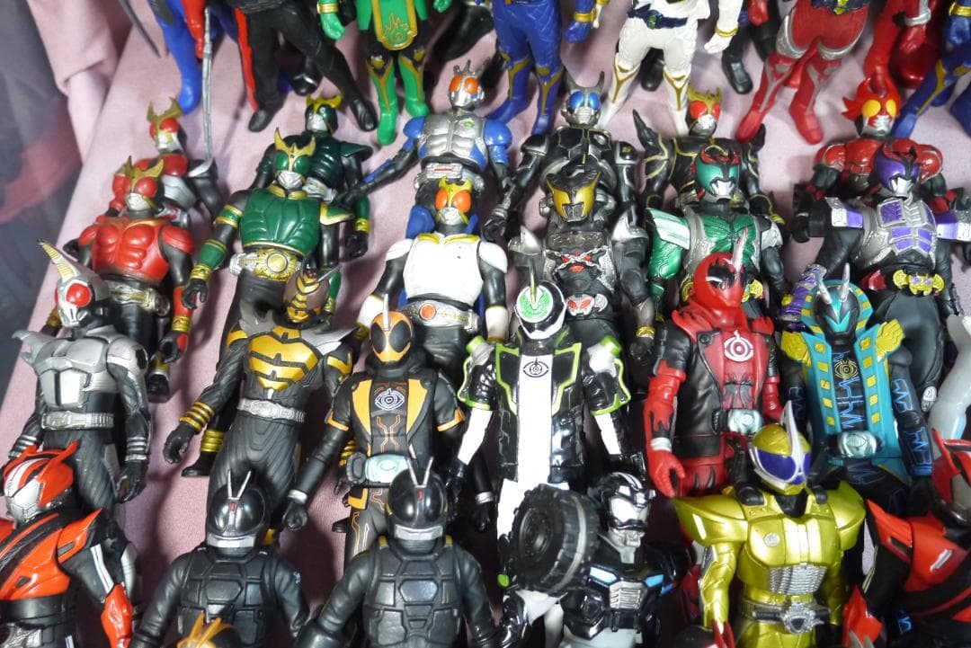ライダーヒーローシリーズ　ビッグサイズソフビフィギュア　136体セット