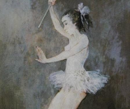 ジャン・ジャンセン、【綱渡り芸人】、希少な額装用画集より、新品額装付、状態良好