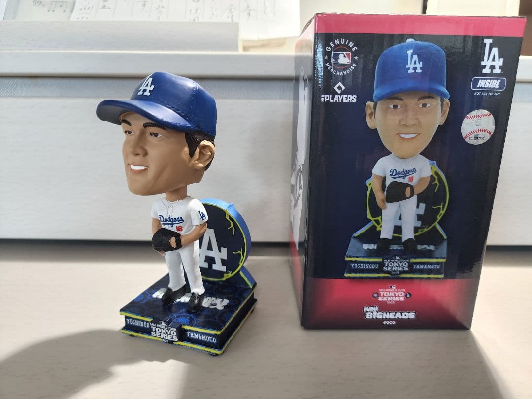 ❗️150個限定❗️MLB 東京シリーズ 2025 公式 ボブルヘッド　山本由伸