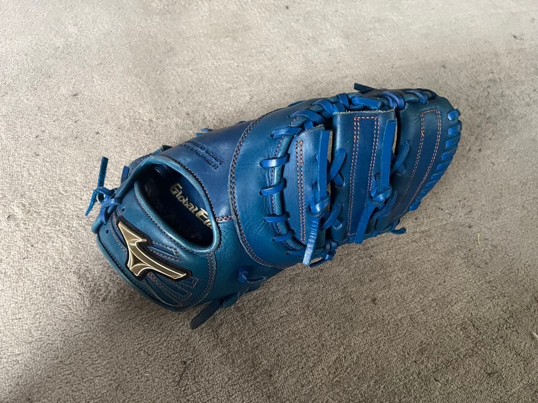 Mizuno Global Elite 軟式グローブ 青