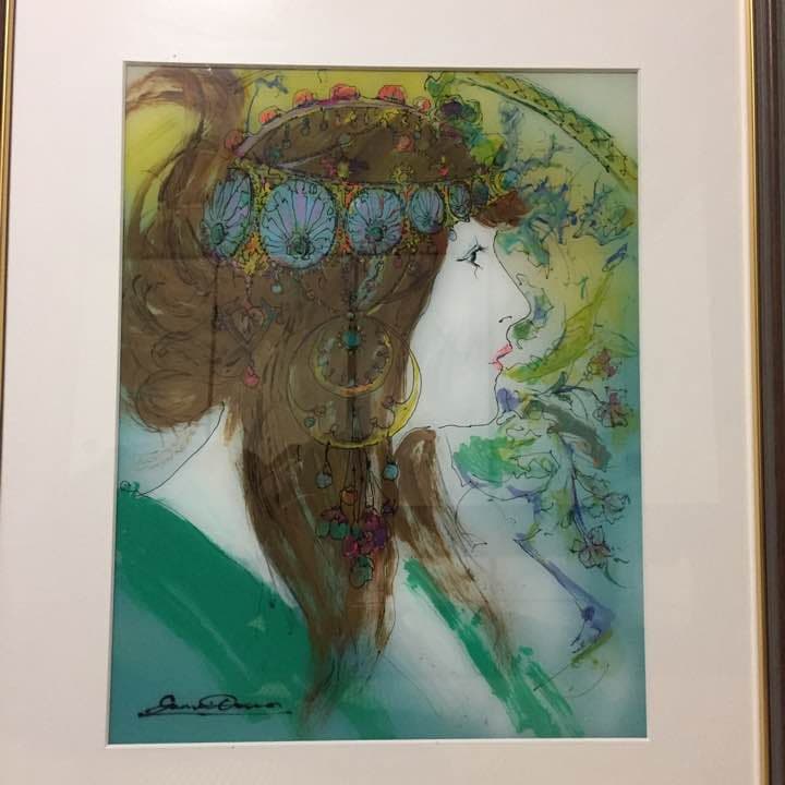 美術品  絵画   アクラス画