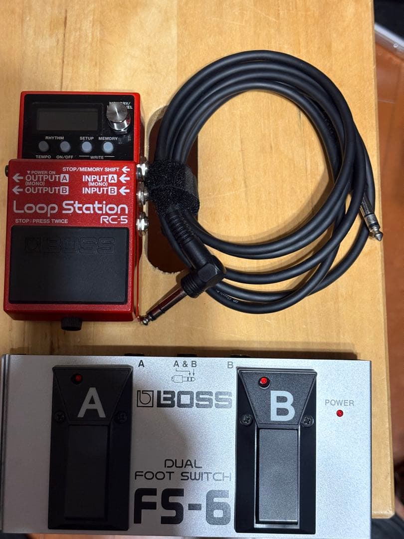 BOSS RC-5 Loop Station + フットスイッチ付き