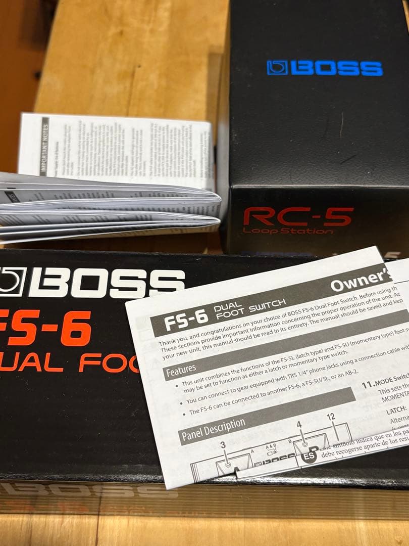 BOSS RC-5 Loop Station + フットスイッチ付き
