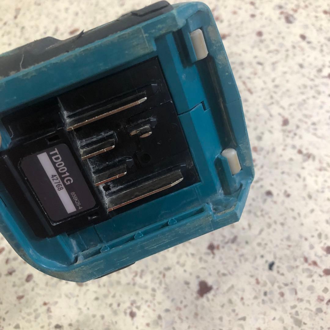 マキタインパクトドライバー40vTD001G動作品中古本体のみmakita